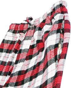img 1 attached to Brave Cotton Flannel Checkered Medium Men's Clothing for Sleep & Lounge