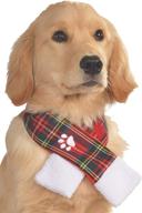 stylish christmas scarf for pets - rubie's plaid collection logo