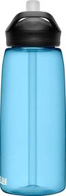 img 3 attached to 🚰 CamelBak eddy+ BPA Free Water Bottle, True Blue, 32 Oz (1L) - Optimize Your Hydration