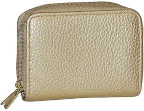img 3 attached to Buxton Womens Accordion Double Zippered Women's Handbags & Wallets