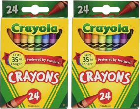 img 1 attached to Карандаши Crayola 24 шт. - Двойной набор (52-3024)