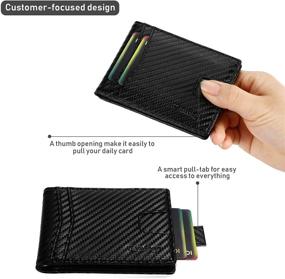 img 3 attached to 🧳 Vemingo Ultra Thin Genuine Leather Men's Accessories: Wallets, Card Cases & Money Organizers