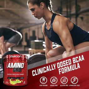 img 2 attached to Разожги свою производительность с порошком iSatori Amino-GRO BCAA - биоактивные пептиды и глутамин для оптимальной энергии и восстановления - Лимонад (30 порций)