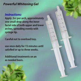 img 3 attached to Ultimate Teeth Whitening Gel Syringe Refill Pack - 44% Carbamide Peroxide, 10ml (3 XXL 10cc) | Bright White Smiles