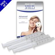 ultimate teeth whitening gel syringe refill pack - 44% carbamide peroxide, 10ml (3 xxl 10cc) | bright white smiles logo