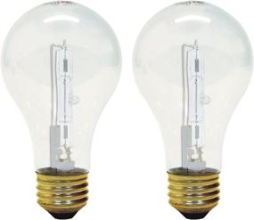 img 4 attached to 💡 GE 78798-12 Halogen Crystal Clear A19 Bulb, 72-Watt, 2-Pack: Brighten Your Space with Clear Illumination!