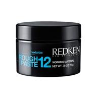 ✂️ redken rough paste 12 - texturizing hair paste for all hair types, offering flexible definition and control logo