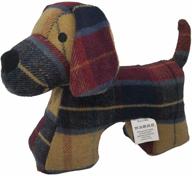 dewarfami fabric animal door stopper: a perfect gift for dog lovers, ideal for protecting doors and walls логотип