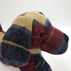 img 1 attached to Dewarfami Fabric Animal Door Stopper: A Perfect Gift for Dog Lovers, Ideal for Protecting Doors and Walls