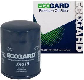 img 2 attached to Превосходный сменный масляный фильтр для двигателя: ECOGARD X4615 для Subaru Forester 2.5L 🔍 (2009-2020), Outback 2.5L (2005-2020), Impreza 2.0L (2012-2019), Legacy 2.5L (2005-2020) с обычным маслом.