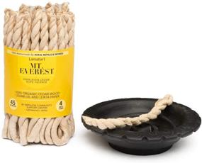 img 1 attached to 🌲 Himalayan Cedar Rope Incense - Authentic 1981 Founding, Kathmandu Nepal - 45 Ropes Per Bundle