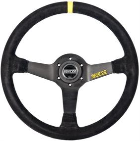 img 2 attached to Sparco 015R345MSN Suede Steering Wheel