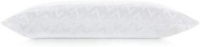 img 3 attached to 🛏️ MALOUF ZZKKHPGX High Loft Plush King Size Z Gel Infused Talalay Latex Pillow with Head and Neck Support Zones