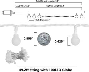 img 3 attached to 🌐 EAMBRITE Умные гирлянды Шарики с приложением - 100 RGB LED 32,8 фута - Голосовое управление с помощью Alexa, Google Assistant - Улучшенный SEO