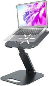 img 4 attached to Подставка для ноутбуков и аксессуары для компьютеров и MacBook с регулируемой эргономикой