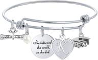 🎓 m mooham 2021 graduation gifts for her: high school & college inspirational bracelet - perfect graduation gift logo