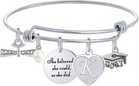 img 4 attached to 🎓 M MOOHAM 2021 Graduation Gifts for Her: High School & College Inspirational Bracelet - Perfect Graduation Gift