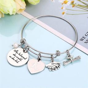 img 2 attached to 🎓 M MOOHAM 2021 Graduation Gifts for Her: High School & College Inspirational Bracelet - Perfect Graduation Gift