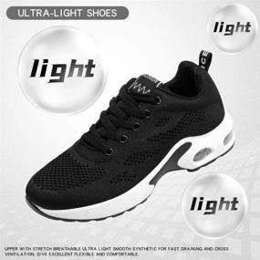 img 1 attached to VWMYQ Womens Running Shoes: Air Cushion Slip-Resistant Comfort and Style in Tennis Sneakers