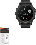 🔆 защитная пленка cleartouch с антибликовым эффектом для garmin tactix charlie - boxwave 2 упаковки - защита от отпечатков пальцев и бликов логотип