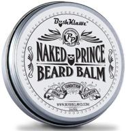 👑 hunters' choice: naked prince fragrance-free all natural beard balm leave in conditioner – premium scentless moisturizing beard butter, best for bearded men logo