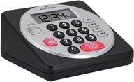 enhance productivity with marathon commercial grade 100-hour keypad digital timer - loud alarm, visual alert, countdown/up, clock & batteries included! logo