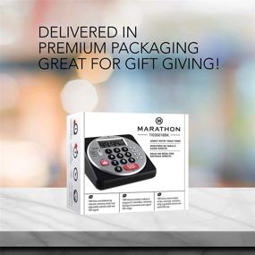 img 1 attached to Enhance Productivity with Marathon Commercial Grade 100-Hour Keypad Digital Timer - Loud Alarm, Visual Alert, Countdown/Up, Clock & Batteries Included!