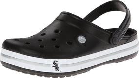 img 4 attached to Stylish and Comfortable: Crocs ✨ Crocband White Sox Clog for All-Day Elegance