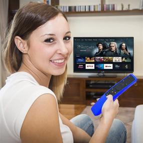 img 3 attached to Защита и стиль: силиконовый чехол для пульта ДУ телевизора Samsung Smart TV BN59 - синий.