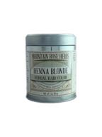 🌾 certified organic henna powder - blonde shade - 4oz | mountain rose herbs logo