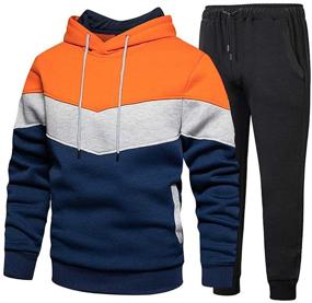 img 4 attached to Tebreux Tracksuit Athletic Sweatsuit Pullover