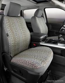 img 2 attached to FIA TR48-22 GRAY Custom Fit Front Seat Cover Bucket Seats - Saddle Blanket
