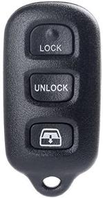 img 3 attached to 🔑 Enhanced Toyota Key Fob Cover: Toyota 4Runner Sequoia Key Fob Case Shell Replacement