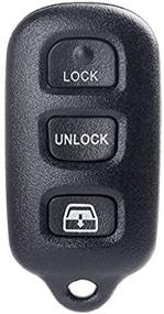 img 2 attached to 🔑 Enhanced Toyota Key Fob Cover: Toyota 4Runner Sequoia Key Fob Case Shell Replacement