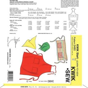 img 1 attached to 🧵 Versatile Aprons and Scarf Sewing Pattern | Kwik Sew K3480 | Size S-M-L-XL