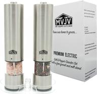 electric battery operated pepper grinder logo