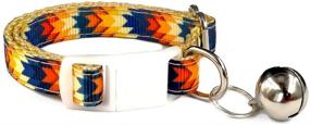 img 4 attached to 🐾 WAAAG Pet Supplies - Stylish Aztec Tribal Collars, Leashes, and Harnesses for Cats and Dogs