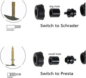 img 2 attached to Portable Frame Switchable Presta Schrader