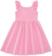 👗 vintage flutter sundress: adorable dresses for toddler girls' clothing logo