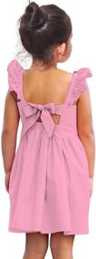 img 3 attached to 👗 Vintage Flutter Sundress: Adorable Dresses for Toddler Girls' Clothing