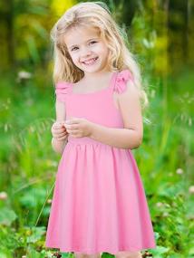 img 1 attached to 👗 Vintage Flutter Sundress: Adorable Dresses for Toddler Girls' Clothing