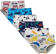 🦖 gzlcwl boys dinosaur panties - cotton little boys briefs, soft dinosaur truck toddler underwear - 100% cotton logo