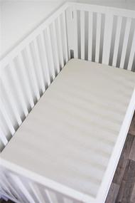 img 1 attached to 👶 Magnificent Marlowe & Co Soft Bamboo Cotton Muslin Standard Size Crib Sheet: Perfect for Your Baby Boy or Girl (Natural)