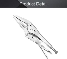 img 1 attached to Utoolmart Pliers Straight Needle Nosed Multi Function
