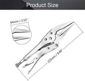 img 3 attached to Utoolmart Pliers Straight Needle Nosed Multi Function