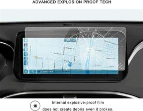 img 2 attached to 📱 R RUIYA HD Clear Tempered Glass Screen Protector for 2021 Hyundai Santa Fe TM Ltd Limited Calligraphy 10.25 Inches Navigation Instrument LCD Display Touch Screen - 9H Hardness, Anti-Scratch, Compatible with Hyundai Accessories (10.25" Navigation Tempered Glass Film)