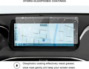 img 3 attached to 📱 R RUIYA HD Clear Tempered Glass Screen Protector for 2021 Hyundai Santa Fe TM Ltd Limited Calligraphy 10.25 Inches Navigation Instrument LCD Display Touch Screen - 9H Hardness, Anti-Scratch, Compatible with Hyundai Accessories (10.25" Navigation Tempered Glass Film)