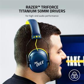 img 3 attached to 🎧 Razer BlackShark V2 Gaming Headset: THX 7.1 Spatial Surround Sound - 50mm Drivers - Detachable Mic - for PC, PlayStation 4, PlayStation 5, Nintendo Switch, Xbox One, Xbox Series X & S - 3.5mm Audio Jack & USB DAC - CourageJD