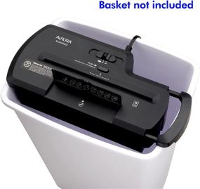 img 2 attached to 🔪 Aurora AU800SD Professional Strip Cut Paper Shredder/CD/Credit Card Shredder - No Basket, 8-Sheet Strip-Cut, Black