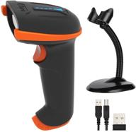 🔋 tera wireless 1d laser barcode scanner - battery level indicator, versatile 2.4ghz wireless and usb 2.0 wired - with stand logo